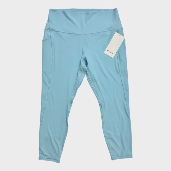 Lululemon Align High-Rise Pant 25” Pockets - Icing Blue, Size 14 - Picture 1 of 8